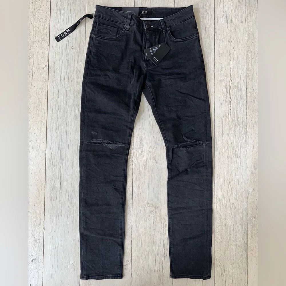 Neuw Men's Charcoal Skinny Jeans
